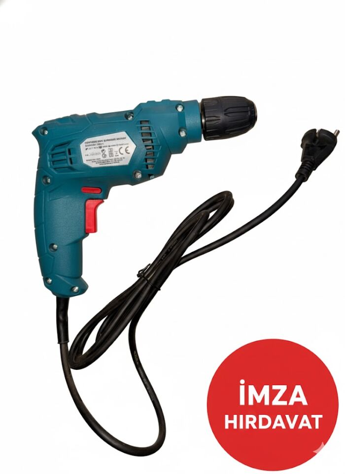 CATPOWER 5351 Darbesiz Matkap 400 W Güçlü Performans Mavi Renkli Tek Parça Özellikli