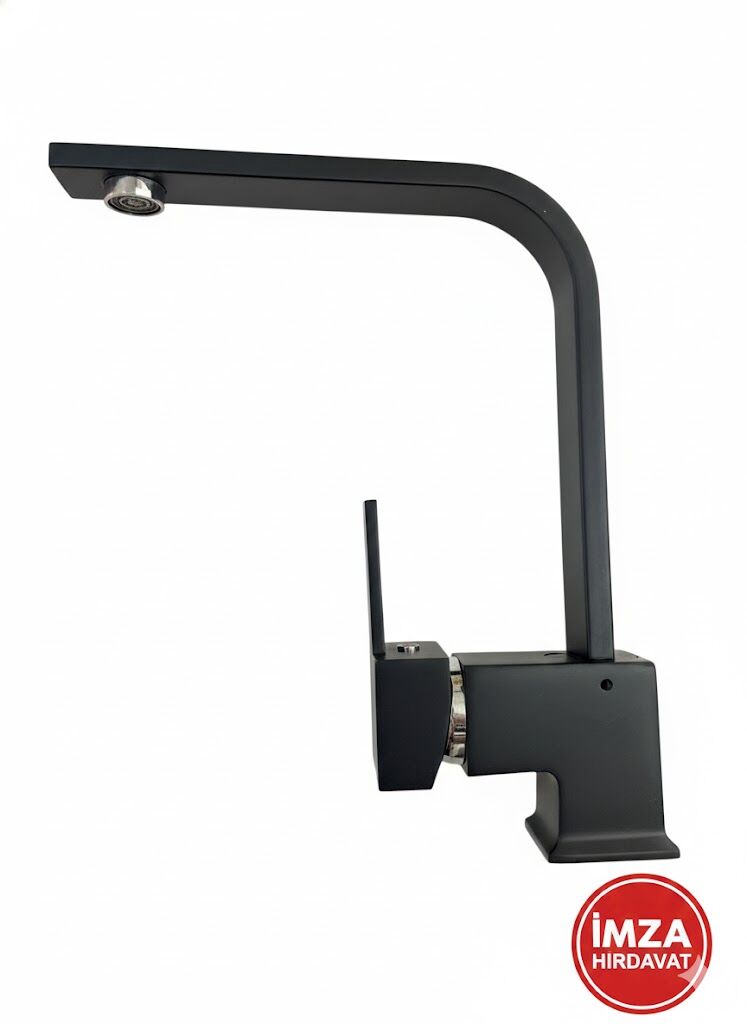 Yay Armatür Manolya Lavabo Bataryası (Siyah)